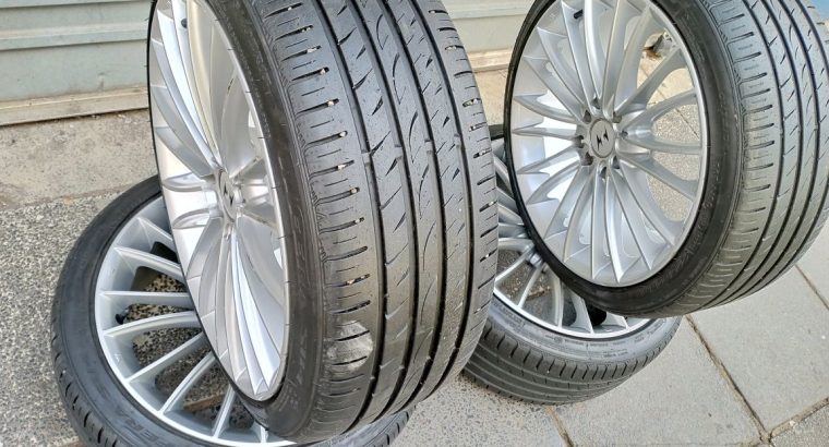 17 inch rims and tyres for sale 4×100,4×108 p