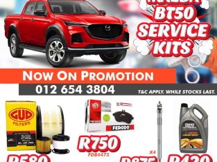 Keep your Mazda BT50 running smoothly with this service kit.