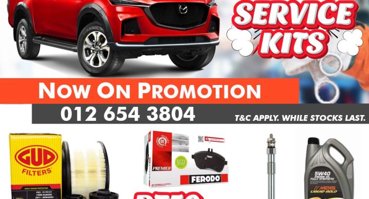 Keep your Mazda BT50 running smoothly with this service kit.