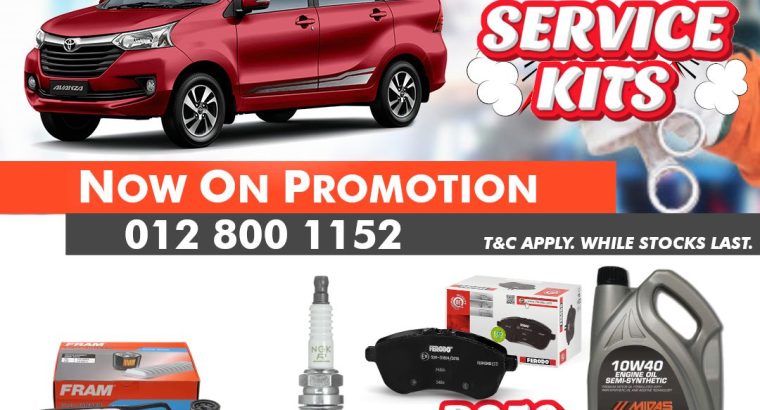 NOW ON PROMOTION! Get these Service Kits today!