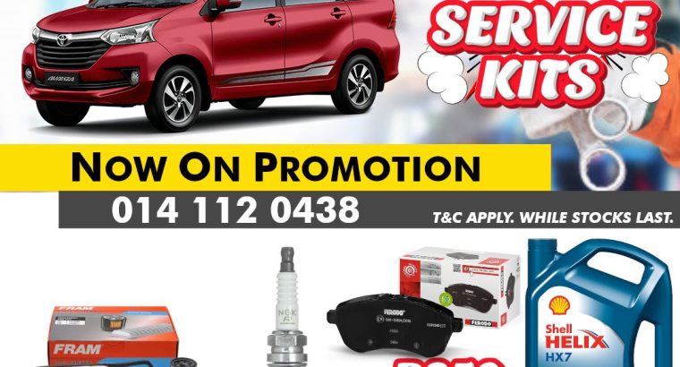 NOW ON PROMOTION! Get these Service Kits today!
