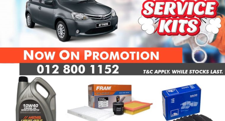 NOW ON PROMOTION! Get these Service Kits today!