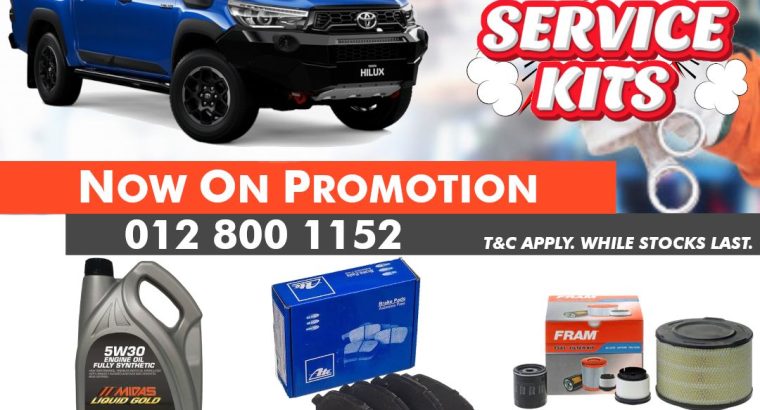 NOW ON PROMOTION! Get these Service Kits today!