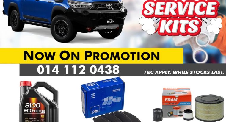 NOW ON PROMOTION! Get these Service Kits today!