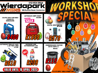 Workshop Special Wierdapark Midas valid until 16 April 2023