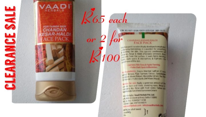 Vaadi Clearance Sale_Tumeric_Saffron_Sandalwood Face Mask -120 m