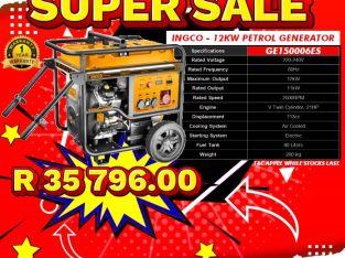 Get this INGCO Generator for only R35 796.00!