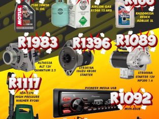 SALE now on Modimolle Spares!