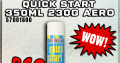 MAY MADNESS SALE! Quick Start 350ML 230G Aero ONLY R80!