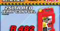 25L Red Jerry Can Fuel ONLY R482 at Modimolle Spares!