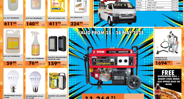 SUPER SATURDAY! 25-28 May 2023!