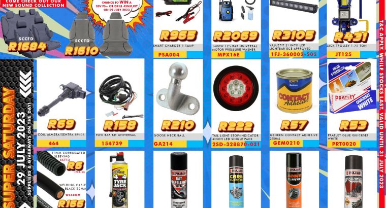 JULY CLEARANCE SALE!