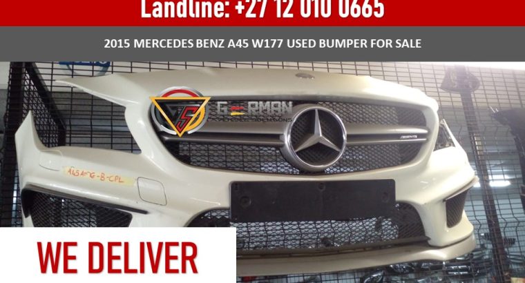 2015 Mercedes Benz Merc A45 A Class W177 bumper front for sale