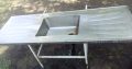zink and window frame with burgaler bars