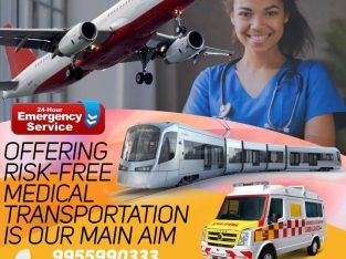 Panchmukhi Air Ambulance from Patna with Advanced Healthcare