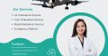 Hire Advanced Vedanta Air Ambulance Service in Varanasi