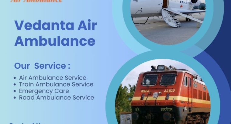 Hire Advanced Vedanta Air Ambulance service in Amritsar