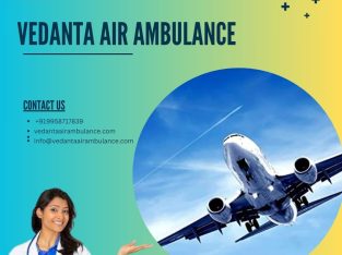 Hire Vedanta Air Ambulance Service in Dibrugarh with Advanced