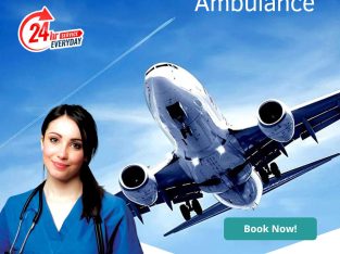 Panchmukhi Air Ambulance Services in Dibrugarh with Ventilator