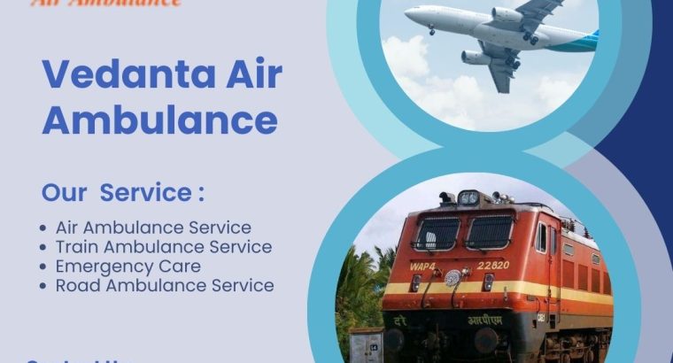 Hire Advanced Vedanta Air Ambulance service in Amritsar