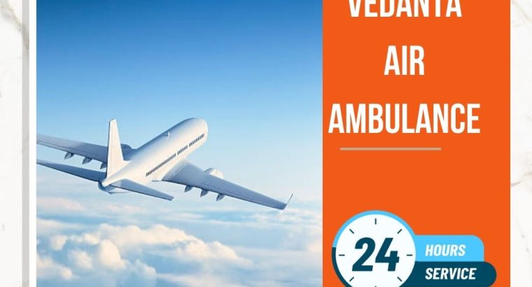 Book Vedanta Air Ambulance Service in Chennai for the Fastest