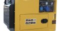 Silent Diesel Generator / 7.5KVA / 220V / 50 Hz / Air Cooled