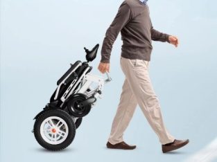 MR WHEELCHAIR SA: LIGHT WEIGHT FOLDING POWER WHEELCHAIR FOR THE E