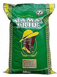 Get your mama Pride and Mama Choice Rice from Olam