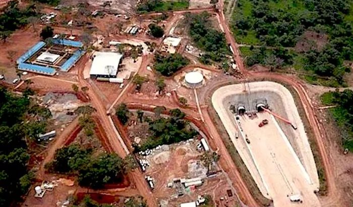 Gold mine construction