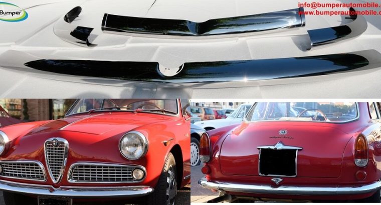 Alfa Romeo Giulietta Sprint Serie 750 and 101 bumper kit new 1954