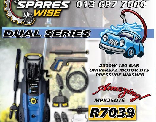 2500W 150BAR Universal Motor Pressure Washer for ONLY R7039.00!