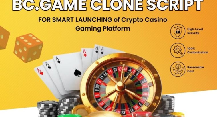 Ultimate Experience of BC.Game Clone Script Will Level Up Your Ga