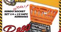 NEW!! Kendo Socket Set 1/4 +1/2 94pc ONLY R880.00! Get it now!