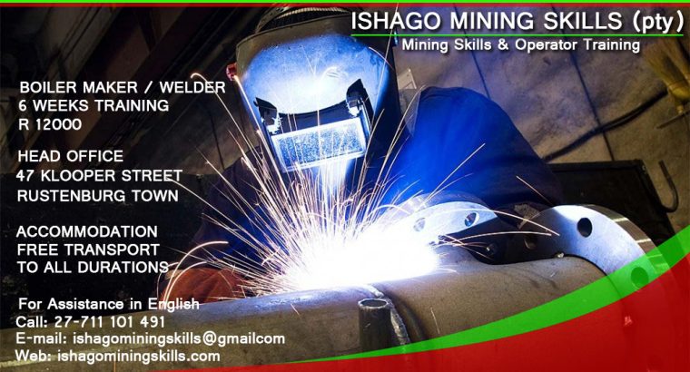 BOILER MAKER ,FORKLIFT TRAINING SKILLS AT RUSTENBURG TOWN