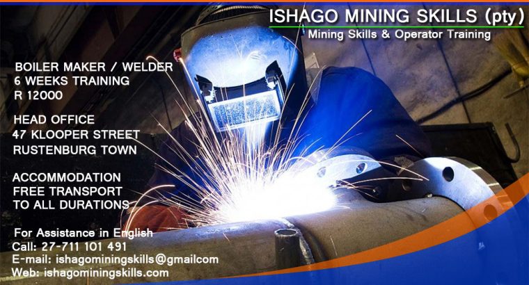 BOILER MAKER ,FORKLIFT TRAINING SKILLS AT RUSTENBURG TOWN