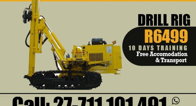 DRILL RIG MINING MACHINE CENTER AT KRUGERSDORP,RUSTENBURG
