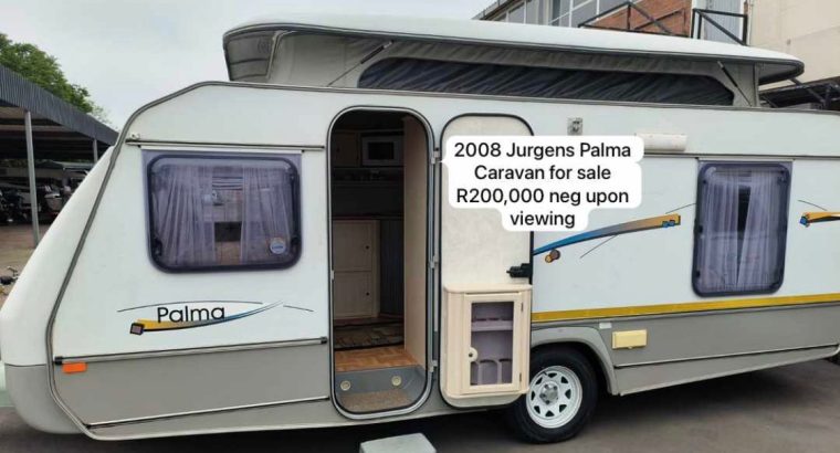 ALMOST NEW JURGENS PALMA CARAVAN