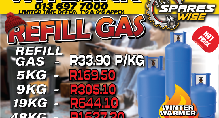 Refill Gas promotion!