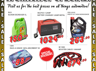Workshop Special May 13-31 – 2024