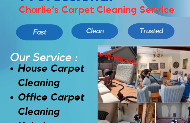 Charlie’s carpet and upholstery cleaning