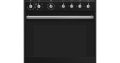 Smeg 60cmx60cm Black Cooker With Gas Hob – SSA60MBL2