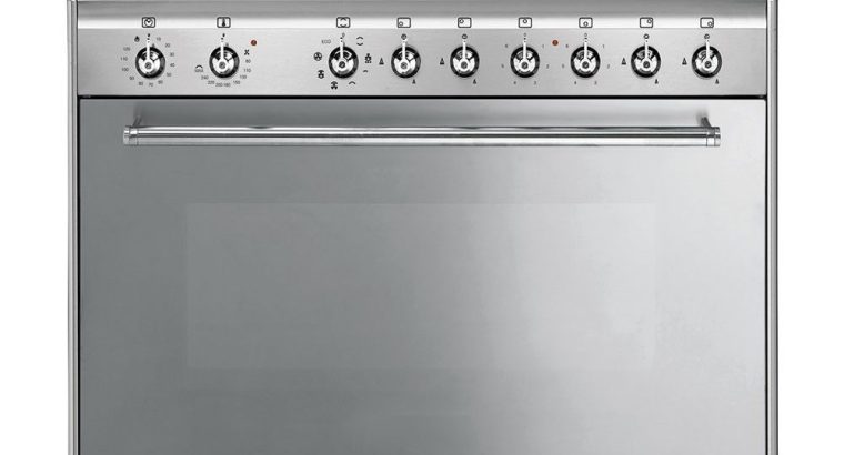 Smeg 90cm Gas/Electric Stainless Steel Cooker – SSA92MAX9