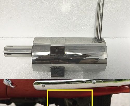 Exhaust for Heinkel Kabine and Trojan (1955-1966)