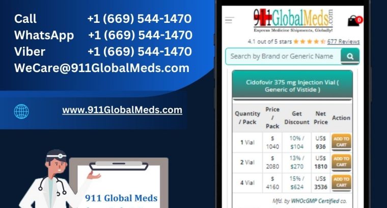 Get Cidofovir Vistide Online