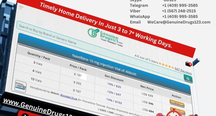 Order Vinorelbine Tartrate Online – Express Shipping
