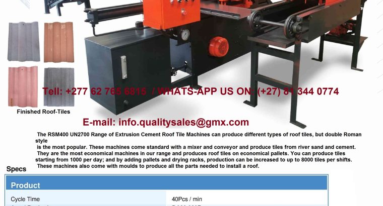 Roof Tile Making Machine For Sale