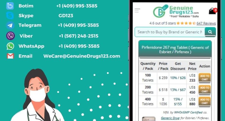 Order Esbriet Pirfenidone Online – Express Shipping