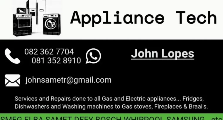 REFRIGERATION SERVICES AND REPAIRS