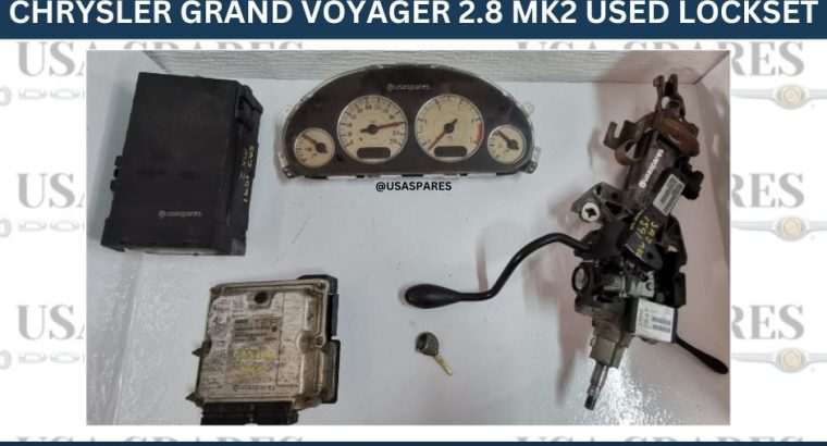 Chrysler Grand Voyager 2.8 MK2 Second-Hand Lockset In Stock