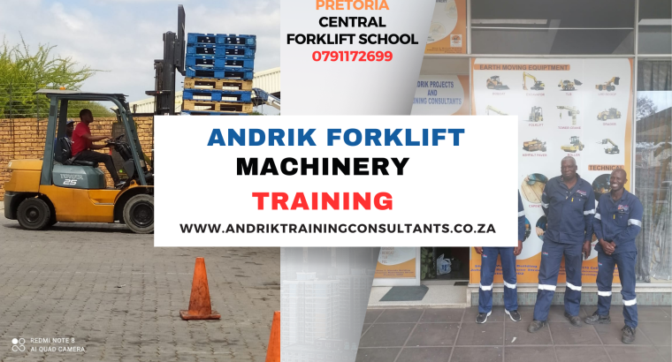 PRETORIA CENTRAL FORKLIFT TRAINING CENTRE 0127553170